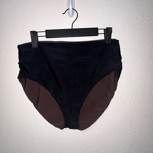 June loop Reversible Swim Bottoms Coco/Black